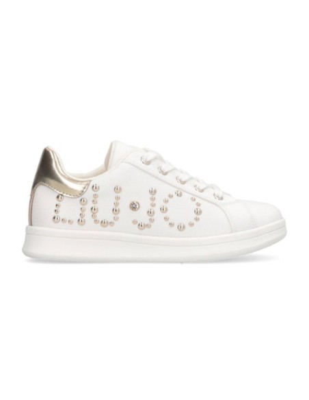 Liu Jo Ginny 01 sneaker in denim con borchie